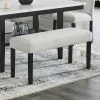 New Classic D400-25-STN Celeste - Dining Bench - Stone