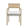 New Classic G6235-DC Arden - Wood And Wicker Patio Dining Chair (Set of 2) - Natural / Brown