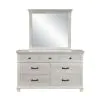 New Classic 00-B3941-DM New Classic 00-B3941-DM Silver Sands - Dresser & Mirror - Gray