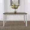 Liberty Furniture 741-T4074 Al Fresco - Rectangular Leg Table - Graphite & Whitestone