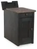 Ashley Furniture T736-7 Tyler Creek - Chair Side End Table - Grayish Brown / Black