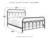 Ashley Furniture B280-681 Nashburg - Queen Metal Bed - Black