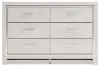 Ashley Furniture B2640-31 Altyra - Six Drawer Dresser - White