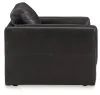 Ashley Furniture 57405/23/14 Ashley Furniture 57405/23/14 Amiata - 2 Pc. - Chair And A Half, Ottoman - Onyx