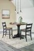 Ashley Furniture D546/23T/23B/724 Valebeck - 4 Pc. - Counter Height Dining Table, 2 Barstools - Multi