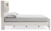 Ashley Furniture B2640B20 Altyra - Queen Panel Bookcase Bed With Roll Slats - White