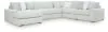 Ashley Furniture 25903S21 Ashley Furniture 25903S21 Stupendous - 6-Piece Sectional With LAF Corner Chaise - Alloy
