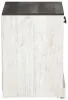 Ashley Furniture EB4121-191 Shawburn - One Drawer Night Stand - Whitewash / Charcoal Gray
