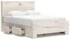 Ashley Furniture B2310B43 Ashley Furniture B2310B43 Lawroy - Full Panel Bed With Under Bed Storage - Light Natural