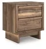 Ashley Furniture PCB3367-92 Chirason - Two Drawer Night Stand - Brown