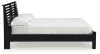 Ashley Furniture B1013B19 Danziar - Full Slat Panel Bed With Low Footboard - Black
