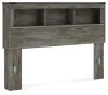 Ashley Furniture B4480-65 Ashley Furniture B4480-65 Frandern - Queen Bookcase Headboard - Gray