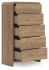 Ashley Furniture PCB1121-46 Gramburg - Five Drawer Chest - Warm Natural Brown