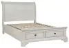 Ashley Furniture B742B13 Ashley Furniture B742B13 Robbinsdale - Full Sleigh Storage Bed - Antique White