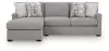 Ashley Furniture PC20804S4 UrbanCrest - 2-Piece Sleeper Sectional With LAF Corner Chaise - Pewter