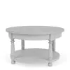 Riverside Furniture 54301 Winston - Round Cocktail Table - Aged Cotton
