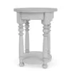 Riverside Furniture 54313 Riverside Furniture 54313 Winston - Round Chairside Table - Aged Cotton