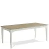 Riverside Furniture 59553 Myra - Rectangular Leg Dining Table - Natural / Paperwhite