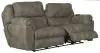 Jackson Furniture Industries 762451-1455/19-1456/19 Flynn - Power Lay Flat Reclining Sofa Power Adjustable Headrest & Lumbar And Dual Heat & Massage - Fig