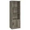 Coaster Fine Furniture 701024-SET Burke - 3 Piece TV Entertainment Center - Gray Driftwood