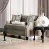 Furniture of America SM2668-LV Ezrin - Loveseat - Light Brown