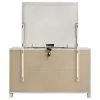 Coaster Fine Furniture 224953M Olivia - 6-Drawer Dresser And LED Mirror - Pearl White