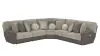 Jackson Furniture Industries 627/46/45/48/44/47-29 Rendezvous - 5 Piece Modular Sectional With 3 Reclining Seats - Umber