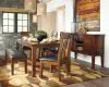 Ashley Furniture D594-00 Ralene - Large UPH Dining Room Bench - Medium Brown
