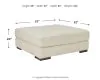 Ashley Furniture 2110408 Ashley Furniture 2110408 Lindyn - Oversized Accent Ottoman - Ivory