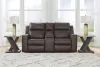 Ashley Furniture 6330694 Lavenhorne - Dbl Rec Loveseat W/Console - Granite