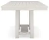 Ashley Furniture D642-32 Robbinsdale - Rectangular Counter Height Dining Extension Table - Antique White