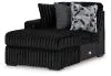 Ashley Furniture 98103S10 Ashley Furniture 98103S10 Midnight-Madness - 3-Piece Sectional With Laf Corner Chaise - Onyx