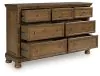 Ashley Furniture PCB779-31 Feddinger - Dresser - Medium Brown