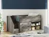 Ashley Furniture B4480B16 Ashley Furniture B4480B16 Frandern - Twin Loft Bed With Bookcase And Drawer Storage - Gray