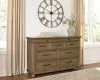 Ashley Furniture PCB782-31 Karallin - Dresser - Medium Brown