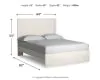 Ashley Furniture B2588B2 Ashley Furniture B2588B2 Stelsie - Queen Panel Bed - White