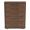 Riverside Furniture 43465 Delia - 5 Drawer Chest - Nouveau Walnut