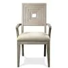 Riverside Furniture 73458 Cascade - Upholstered Wood-Back Arm Chair (Set of 2) - Dovetail
