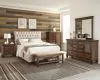 CoasterEssence 300525KW-S4 Devon - 4 Piece California King Bedroom Set - Burnished Oak