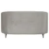CoasterElevations 508462 Avonlea - Upholstered Sloped Arm Loveseat Velvet - Pearl Silver