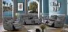 CoasterEveryday 650354-S3 Conrad - 3 Piece Upholstered Padded Arm Motion Sofa Set - Gray
