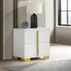Coaster Fine Furniture 222932 Marceline - 2-Drawer Nightstand - White