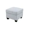 Intercon SY-OT-ASH34-SGC-C Ashbury - Ottoman - Soft Gray