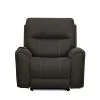 New Classic U5853-16P2-SBL Gaia - Auto Glider Recliner With Power Headrest & Footrest - Sable
