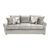 New Classic U1270-30-LGR New Classic U1270-30-LGR Sylvie - Sofa With 4 Accent Pillows - Lush Silver Gray