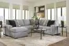 Benchcraft® 66804S1 Benchcraft® 66804S1 Lakepoint - 2-Piece Sectional With LAF Sofa Chaise - Nickel