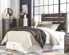 Ashley Furniture B211/31/36/46/57/92 Ashley Furniture B211/31/36/46/57/92 Drystan - 5 Pc. - Dresser, Mirror, Chest, Queen Panel Headboard, Nightstand - Brown / Beige