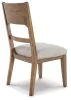 Ashley Furniture D974-01 Cabalynn - Dining Uph Side Chair (Set of 2) - Oatmeal / Light Brown