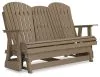 Ashley Furniture P114-835 Hyland Wave - Glider Loveseat - Driftwood