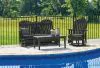 Ashley Furniture P108/835/820/701 Hyland Wave - 3 Pc. - Glider Loveseat, Swivel Glider Chair, Cocktail Table - Black